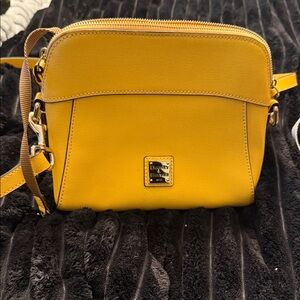 Dooney & Bourke Mustard Crossbody Bag
